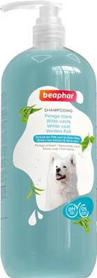 Produktbild von Beaphar Shampoo für weißes Fell 1 l