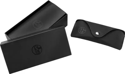 Produktbild von FC Schalke 04 S04 Brillen-Etui Leder in Geschenkbox