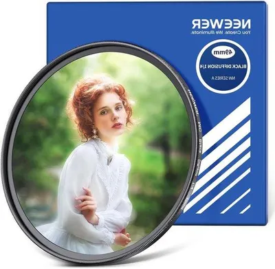 Productafbeelding van 49mm Zwart Diffusiefilter 1/4 - Mist Effect, Droomachtig en Zacht voor Cinematische Beelden, Ultra Dun en Waterafstotend Optisch Glas met Meerdere Nano Coatings voor Video, Vlog en Portretfotografie