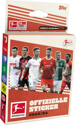 Produktbild von Topps Bundesliga Sticker 2024 - Fußball Sammelsticker - 1 Blister