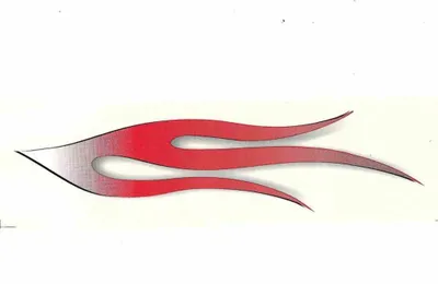 Obrázek produktu pro Nálepka FLAMES BORDO CAT-M 290x82mm