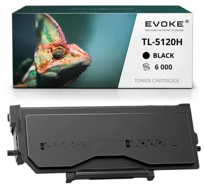 Immagine prodotto di Cartucce compatibili Evoke per stampante Pantum TL-5120H TL5120H, colore nero, resa di 6.000 pagine, compatibili con i modelli BP5100DN, BM5100ADW, BM5100FDN
