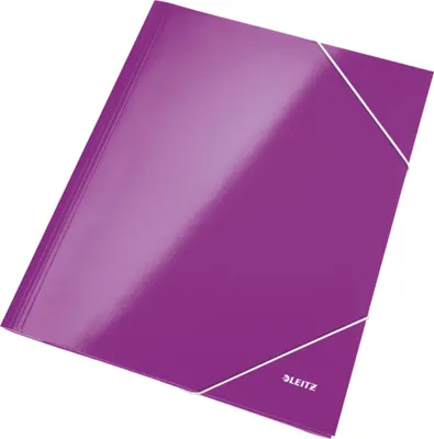 Immagine prodotto di Cartella angolare LEITZ WOW, DIN A4, cartone, viola