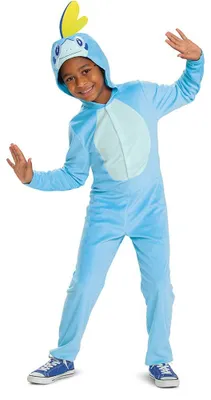 Sobble Kapuzenoverall Classic – Pokémon-Kostüm für Kinder, One Size