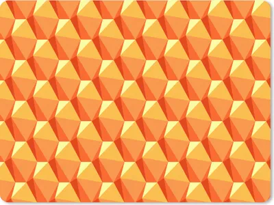 Produktbild von MuchoWow® Mauspad Mousepad Orange - Muster - 3D 23x19 cm - Mousepads - Maus Mat - Pad - Mausunterlage - Schreibtischunterlage - Mauspad
