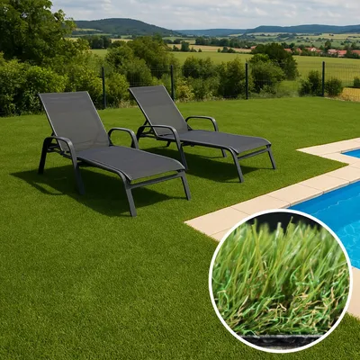 Image de Tapis d'herbe Botanic 150 x 200 cm – pour l'extérieur et l'intérieur