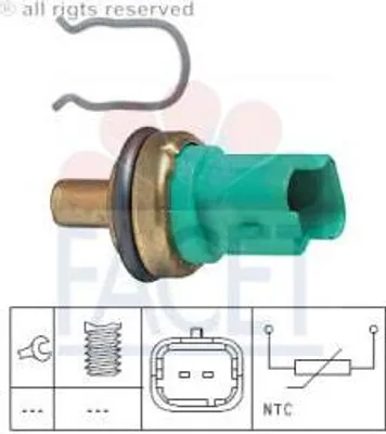Produktbild von Facet Sensor, Kühlmitteltemperatur  7.3292
