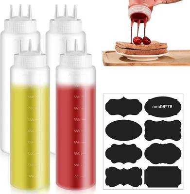 Immagine prodotto di Set per doccia - 4 tubi flessibili da 1000 ml con 3 ugelli e misurini
