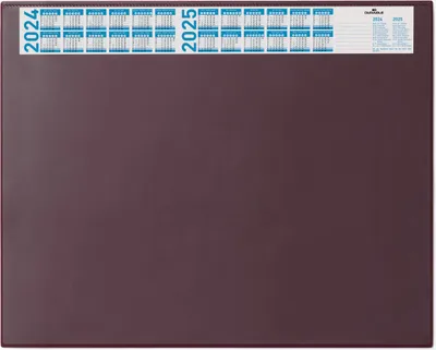 Zdjęcie produktu dla DURABLE Podk?ad na biurko 650x520 mm z kalendarzem i przezroczyst? nak?adk?, Czerwony, 720403
