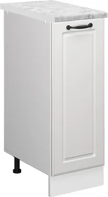 Produktbild von Apothekerschrank Vicco R-Line Weiß Landhaus 30 cm AP Marmor, Model 45625