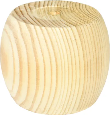 Produktbild von 4x Möbelfüße Holz Schrankbeine Massivholz Kiefer Sofafüße Rund Möbelbeine H:5cm