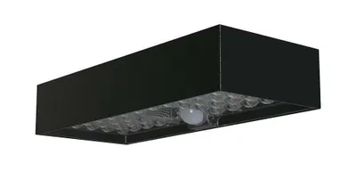 Obrázek produktu pro LED Solution Černé LED nástěnné solární svítidlo s pohybovým čidlem 6W IP65 10307