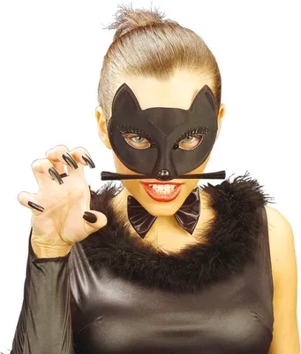 Produktbild von Katzenmaske mit Schnurrbarthaare