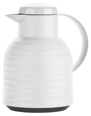 Produktbild von EMSA Isolierkanne Samba Wave 1,0l weiß, 1 l, Weiß, Polypropylen (PP), 178 mm, 145 mm, 215 mm