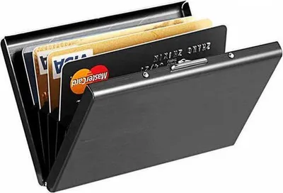 Produktbild von CHPN - Kartenetui - Kreditkartenetui - Kartenetui - Portemonnaie - Portemonnaie - Kartenetui - Schwarz - RFID - Kreditkartenetui - Kartenetui - Geschenk