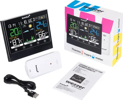 Zdjęcie produktu dla Levenhuk - 81389 - Termohigrometr Wezzer Teo TH50
