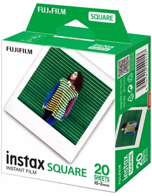 Image de 1x2 Fujifilm Instax Square Film white frame NEW