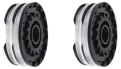 Productafbeelding van INF Trimmerlijnspoel 2-pack – ABS+Nylon vervangingsspoelen, compatibel met Parkside PRTA 20-LI modellen, 6.5cm