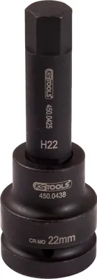 Produktbild von KS Tools 1" Kraft-Bit-Stecknuss Innensechskant