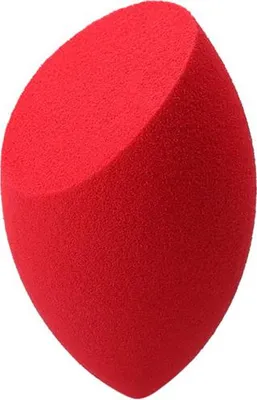 Image de Kashōki Make Up Sponge Olive Cut Red - éponge de maquillage