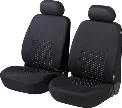 Produktbild von Walser Autositzbezug DotSpot Premium für Vordersitze grau/schwarz, 11938