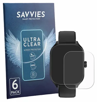 Produktbild von 6x Für Clleylise B0GCKCJG5S Schutzfolie Savvies Displayschutz Display Schutz Folie Klar Transparent