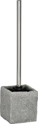 Produktbild von WENKO WC Garnitur Toiletten Bürsten Halter Klo Bürsten GRANIT Optik Bad Gäste WC