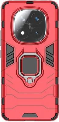Obrázek produktu pro Lenuo Armor obal pro Xiaomi Redmi Note 14 Pro+ 5G červená BOX