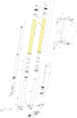 Produktbild von Manitou Tauchrohreinheit Dorado Expert / Comp 37 mm - moderne Performance-Upg....