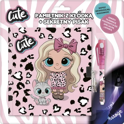 Produktbild von Denník s visiacim zámkom a tajným perom Najlepší priatelia Cute Derform
