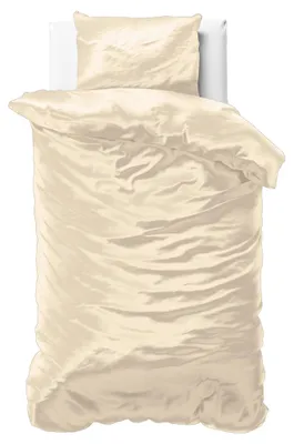 Immagine prodotto di Biancheria da letto Beauty Skin Care Satin, Con 1 federa 60cm x 70cm, Beige Sleeptime