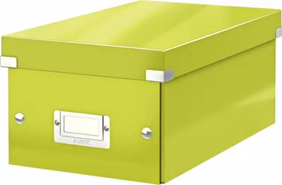 Obrázek produktu pro Úložný box LEITZ na DVD Click & Store WOW zelený