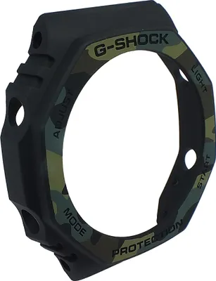 Produktbild von Casio G-Shock Bezel Lünette Resin schwarz camouflage GA-2100SU-1AER