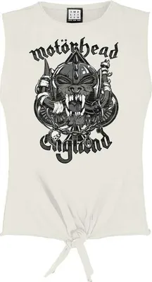 Produktbild von Motörhead Top Damen Amplified Collection - Snaggeltooth Crest weiß L