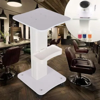 Obrázek produktu pro Kosmetický vozík Vozík Salonní vozík Vybavení stolu Kadeřnický salon Pracovní vozík Vybavení stolu Salonní kosmetický vozík Bílý