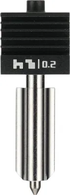 Zdjęcie produktu dla Bambu Lab Hotend z dyszą ze stali chromowanej 0,2 mm H2D