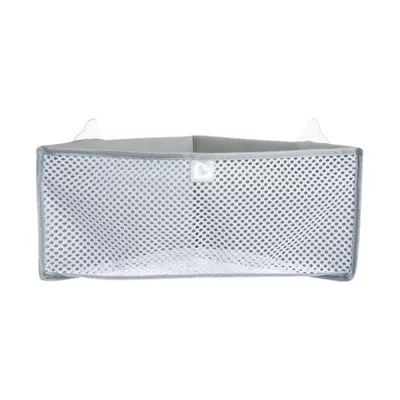 Immagine prodotto di Munchkin High'n Dry Cesto per riporre i giocattoli da bagno per bambini|Appendere il bagno in modo ordinato per la parete angolare del bagno|Morbido portaoggetti da bagno per bambini e rack per l'organizzazione del bagno|Portagiochi da doccia e da bagno|Rete per giocattoli da bagno con ventose High'n'Dry