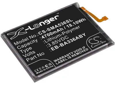 Produktbild von TECHTEK Akku Kompatibel mit [Samsung] Galaxy A33 5G, Galaxy A53 5G, Galaxy A53 5G 2022, SM-A3360, SM-A336B/DSN, SM-A336E, SM-A336E/DS, SM-A336E/DSN,