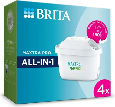 Image de BRITA Maxtra Pro Pure Performance (All-in-1) Wasserfilter-Kartusche, 4 St.
