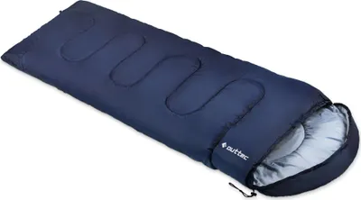 Obrázek produktu pro Outtec® spací pytel, spací pytel s hlavovou částí - délka 210 cm, 0,95 kg, malé balení - dekový spací pytel pro děti a dospělé - outdoor, kempování