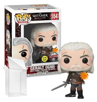 Produktbild von Funko Pop! Games: The Witcher 3 - Geralt (igni) #554 (Glow in the Dark Special Edition)