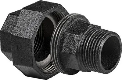 Produktbild von Dolle Verbindungsstück für Pipe-Regalsystem 20 mm (3/4) schwarz matt