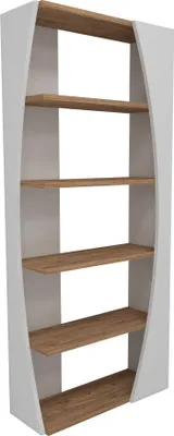 Produktbild von Skye Decor, Selge - Atlantic Pine, White, Bücherregale, Atlantische Kiefer, 150 x 63,6 x 23,8 cm