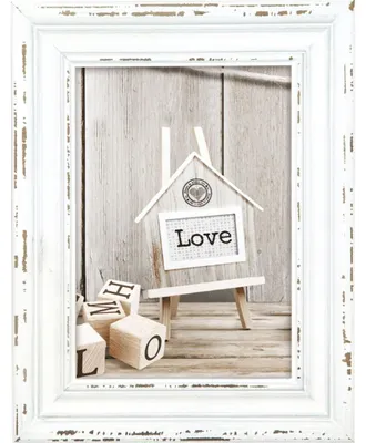 Productafbeelding van ZEP Rivoli wit, houten fotolijst, 30x45 cm, model SY935W