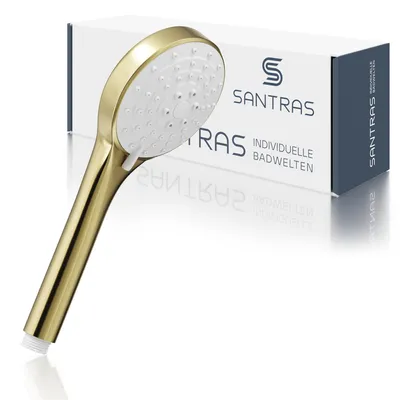 Produktbild von SANTRAS® Handbrause in Bronze - dreifach verstellbarer Duschkopf