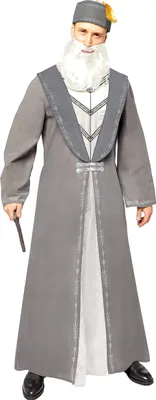 Produktbild von Harry Potter Dumbledore Kostüm für Erwachsene grau - XL