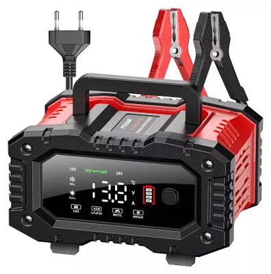 Obrázek produktu pro EM usměrňovač FOXSUR 12V/24V, 20A, s LCD displejem