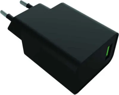 Produktbild von Minibatt Qc 3.0 Netzteil (5v/9v/12v) Ladegerät Schwarz UK PLUG Schwarz UK PLUG