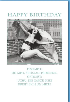 Produktbild von Geburtstag - Glückwunschkarte im Format 11,5 x 17 cm mit Umschlag