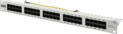 Obrázek produktu pro Patch panel DIGITUS CAT 3 ISDN, nestíněný, šedý